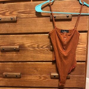 Burnt Orange Bodysuit